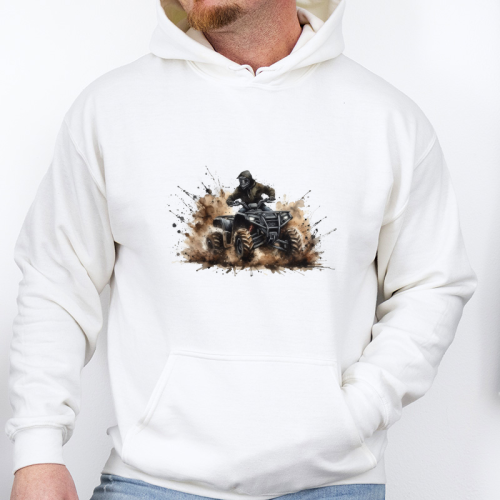Herren Hoodie - Quad Gelände