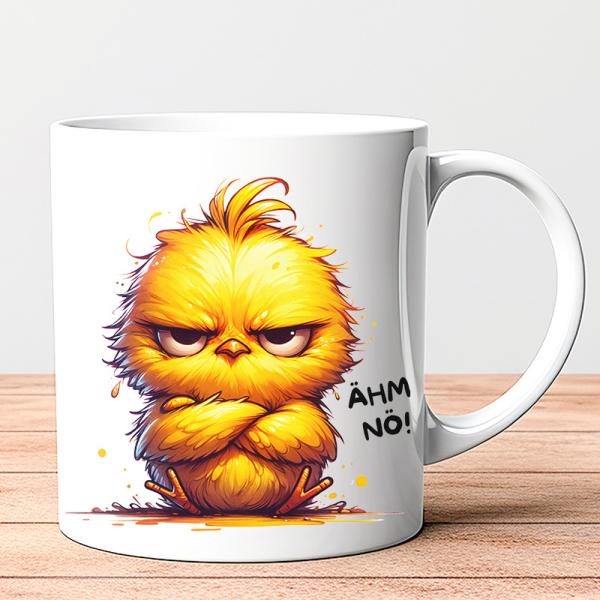 Kaffeebecher "ÄHM NÖ!" Vogel