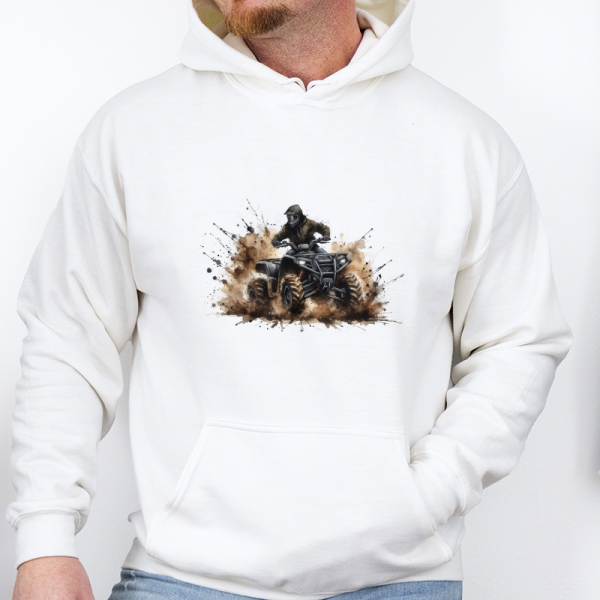 Herren Hoodie - Quad Gelände
