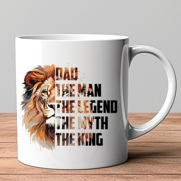 Motivtasse Dad The Man The Legend